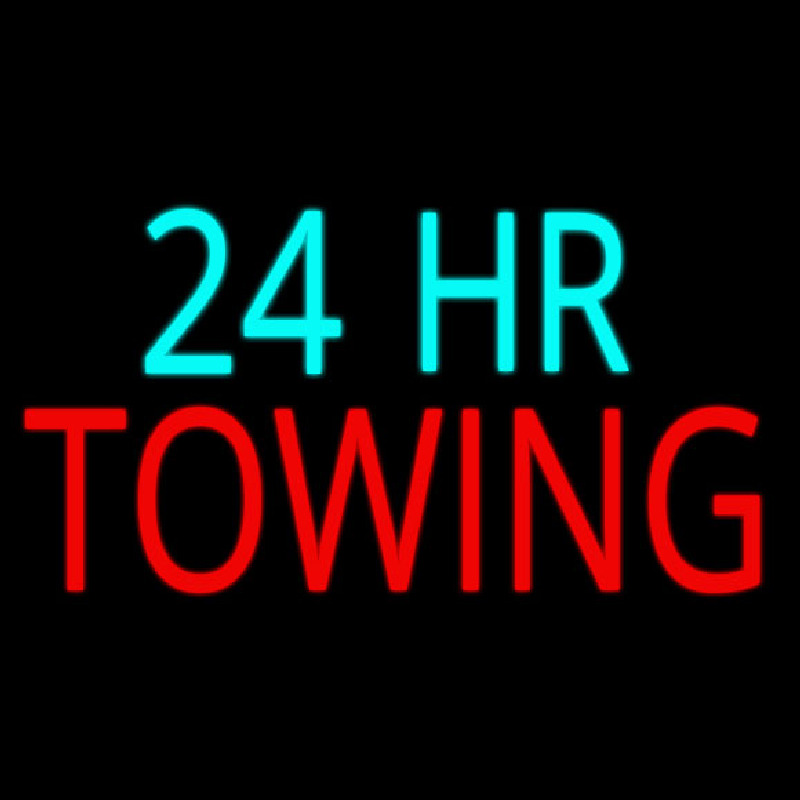 24 Hour Towing Enseigne Néon