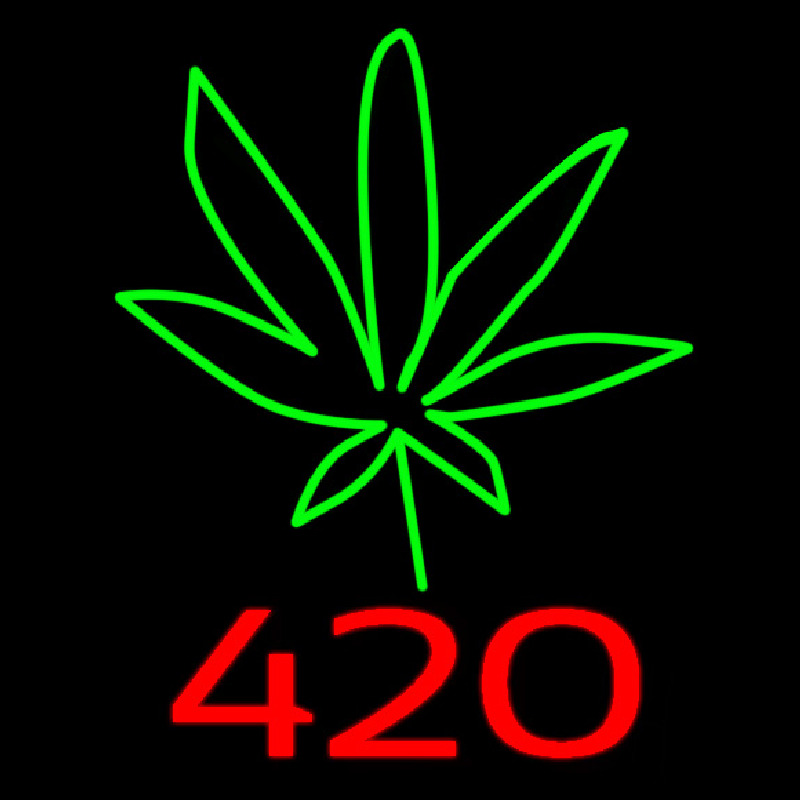 420 Herbal Enseigne Néon