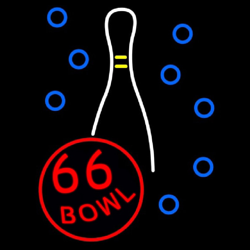 66 Bowl Enseigne Néon