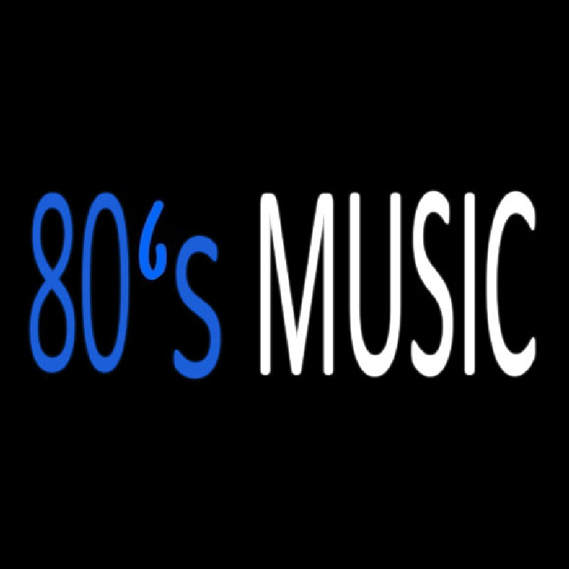 80s Music Enseigne Néon