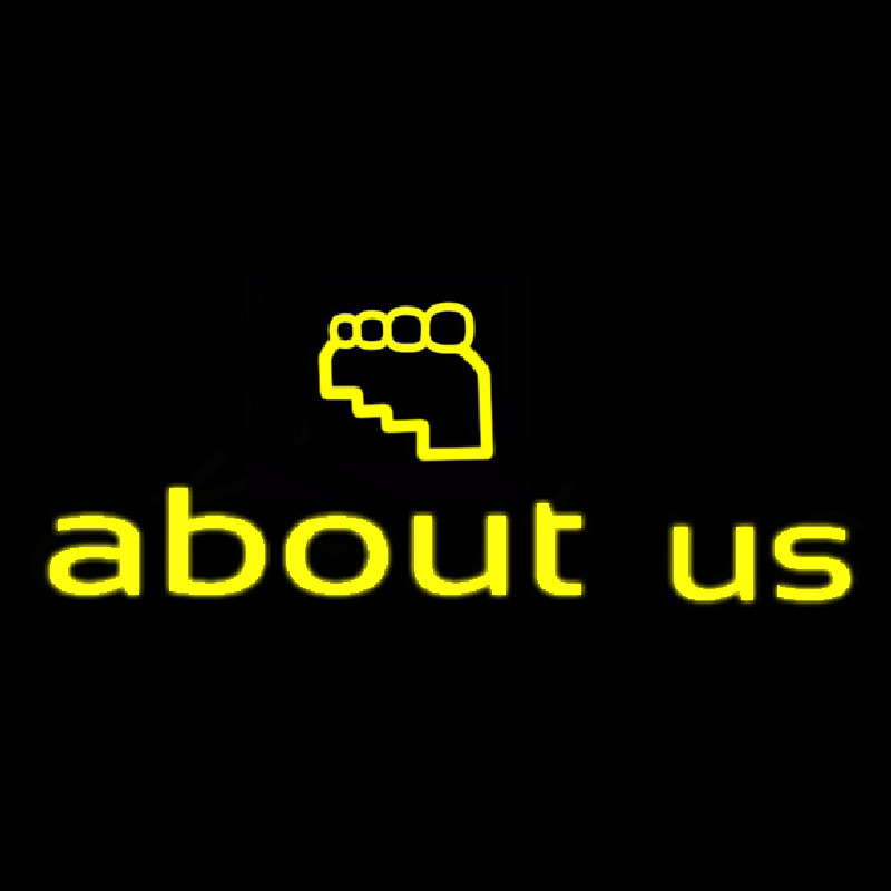 About Us Enseigne Néon