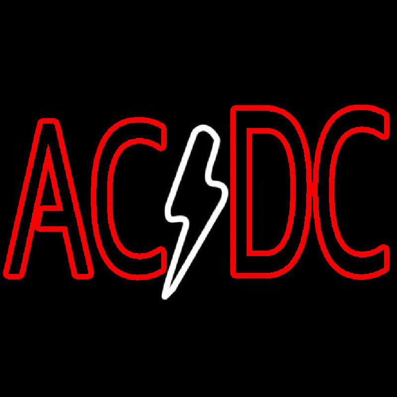 Ac Dc Band Music Enseigne Néon