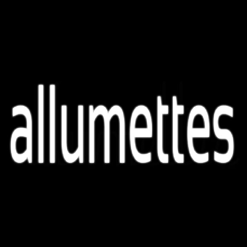 Allumettes Enseigne Néon