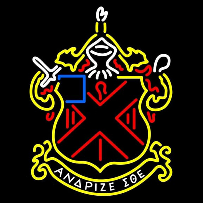 Alpha Chi Rho Logo Enseigne Néon