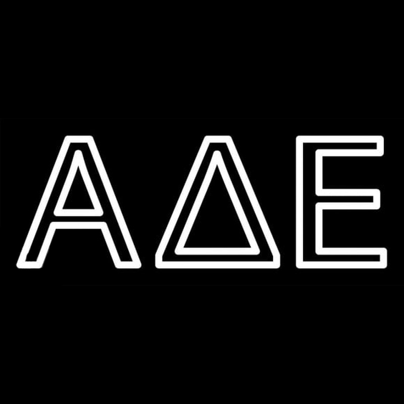 Alpha Delta Epsilon Enseigne Néon