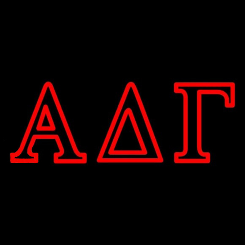 Alpha Delta Gamma Enseigne Néon