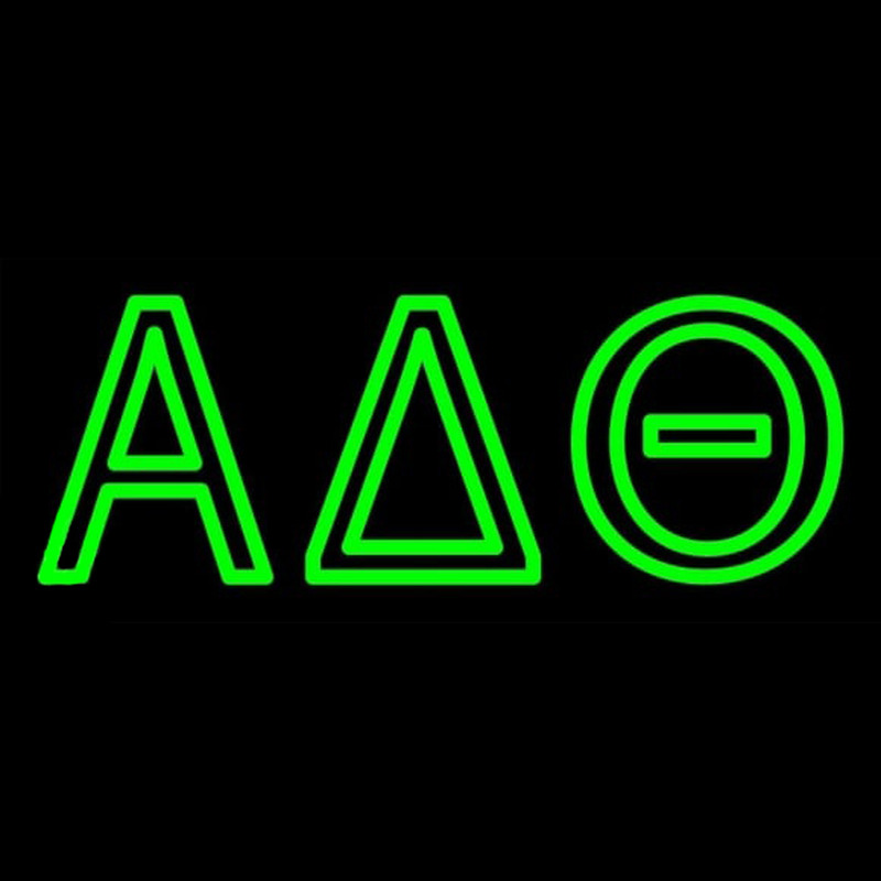 Alpha Delta Theta Enseigne Néon