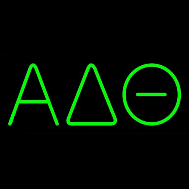 Alpha Delta Theta Enseigne Néon