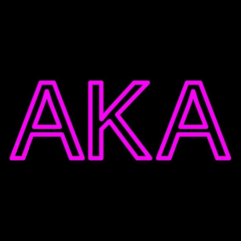 Alpha Kappa Alpha Enseigne Néon