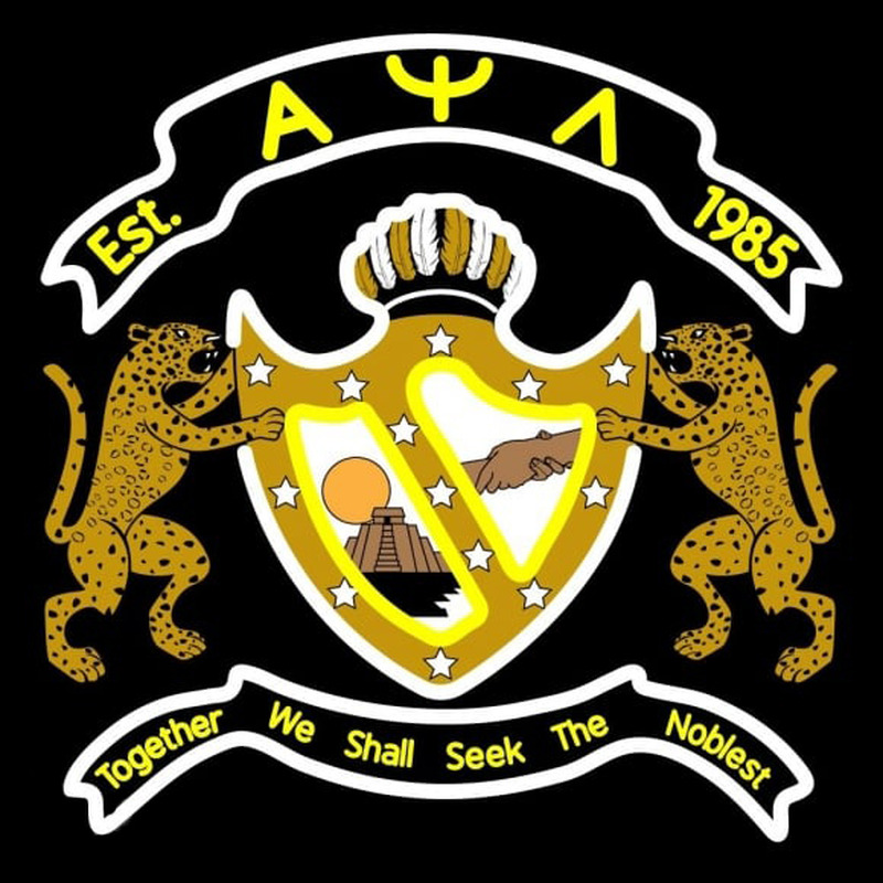 Alpha Psi Lambda Logo Enseigne Néon