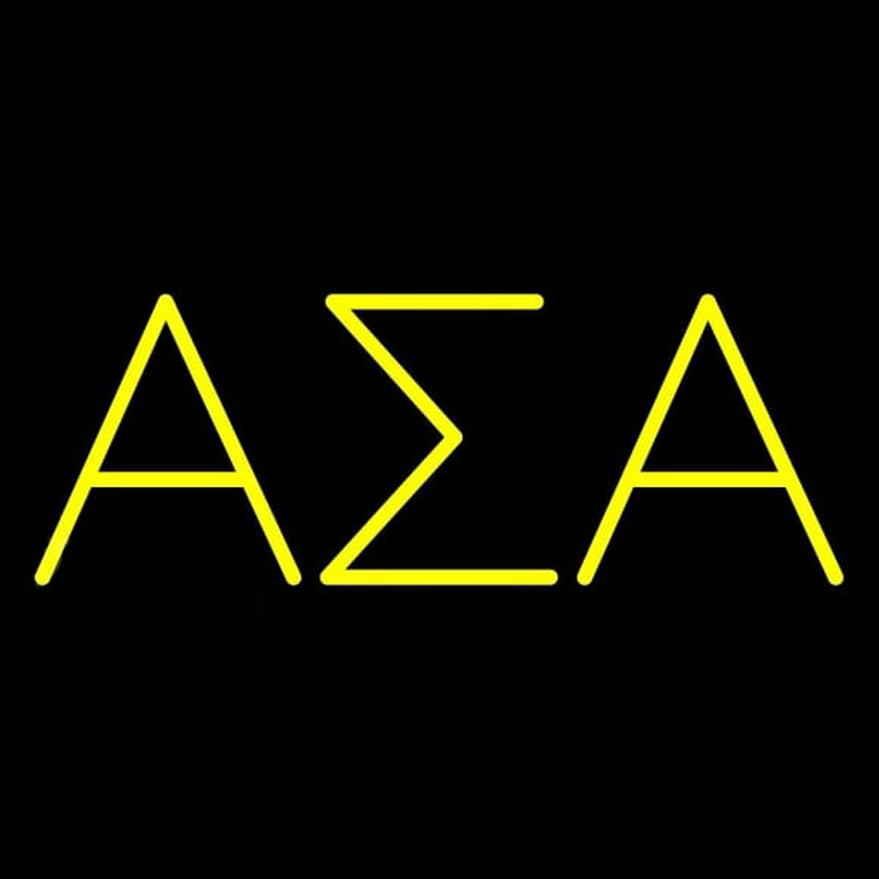 Alpha Sigma Alpha Enseigne Néon