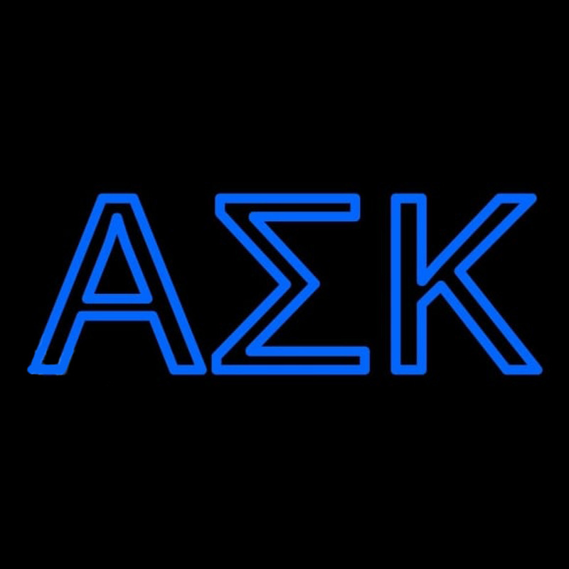 Alpha Sigma Kappa Enseigne Néon