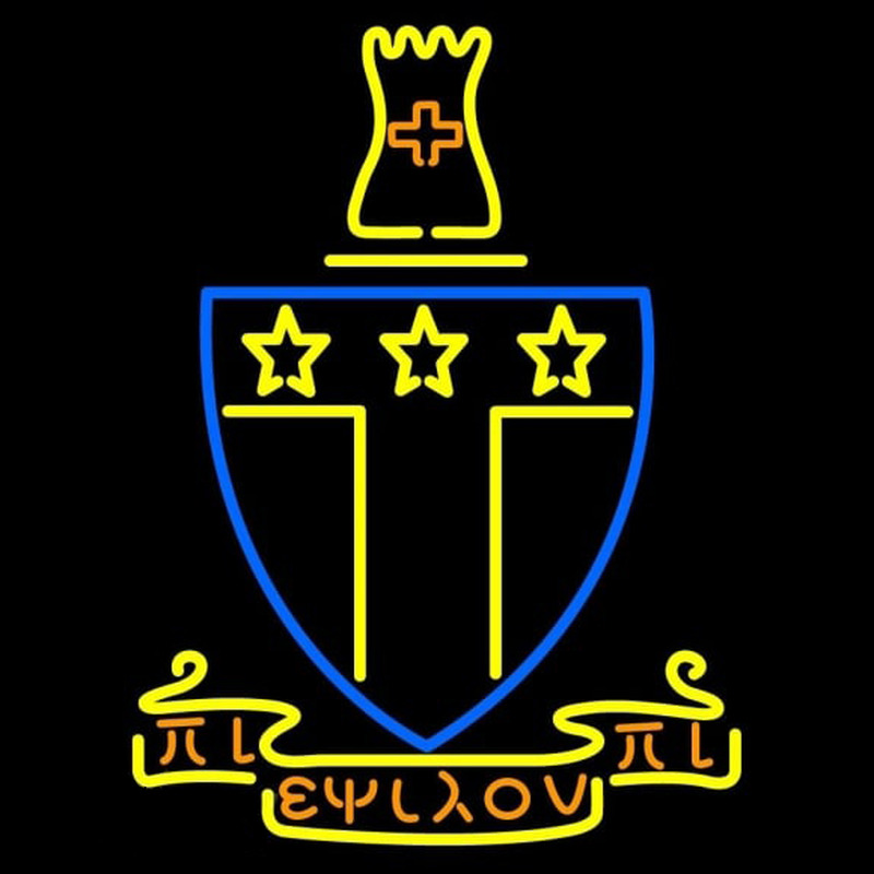 Alpha Tau Omega Logo Enseigne Néon