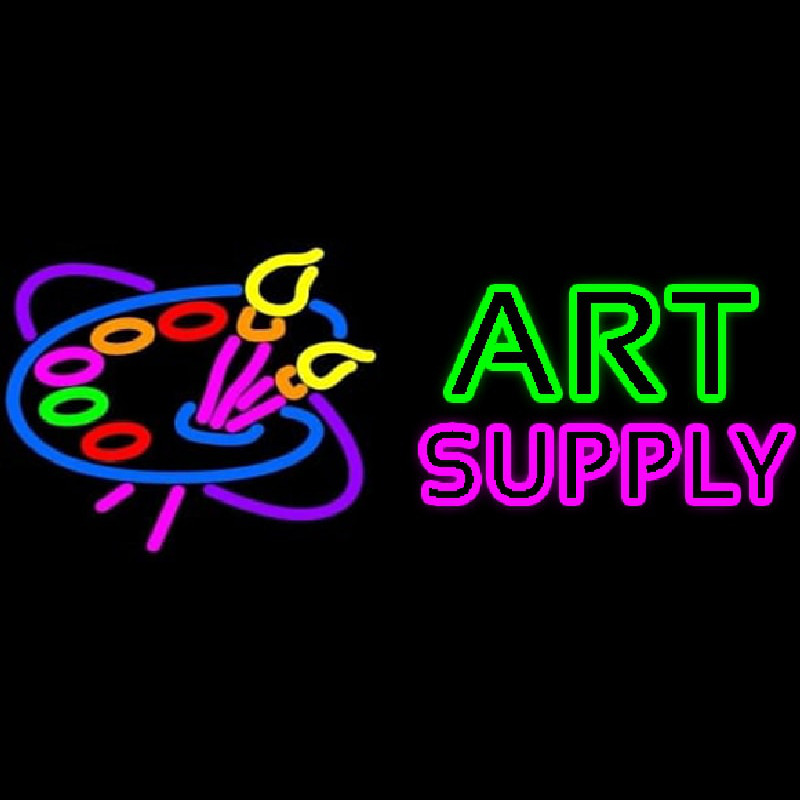 Art Supply With Logo Enseigne Néon