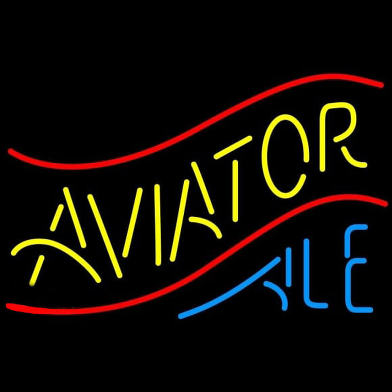 Aviator Ale Beer Sign Enseigne Néon