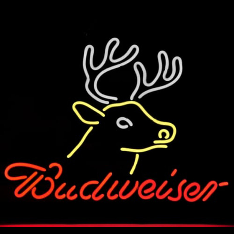 BUDWEISER BUSCH DEER Enseigne Néon