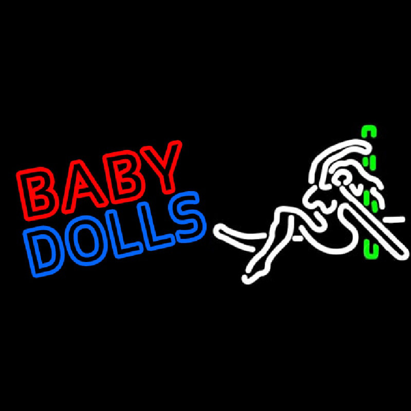 Baby Dolls Girls Strip Club Enseigne Néon