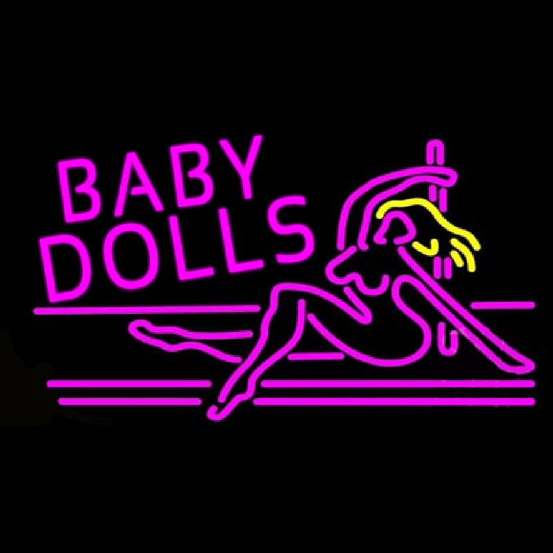 Baby Dolls Girls Strip Club Enseigne Néon