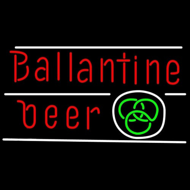 Ballantine Green Logo Beer Enseigne Néon