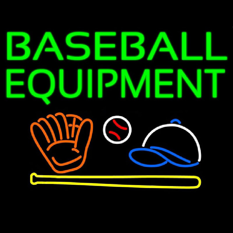 Baseball Equipment Enseigne Néon