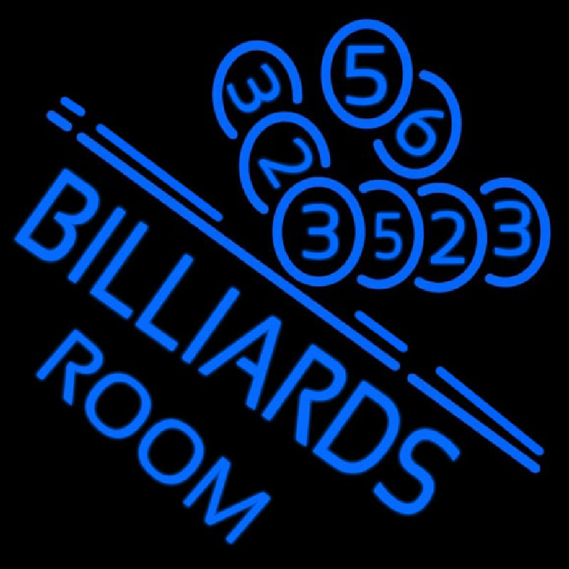 Billiards Room Enseigne Néon