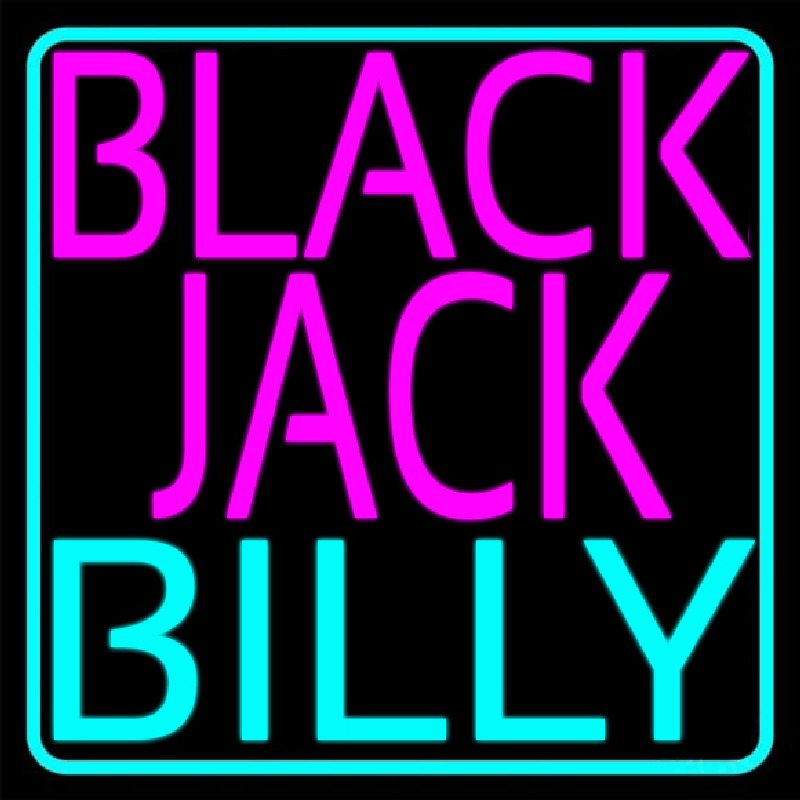 Blackjack Billy Enseigne Néon