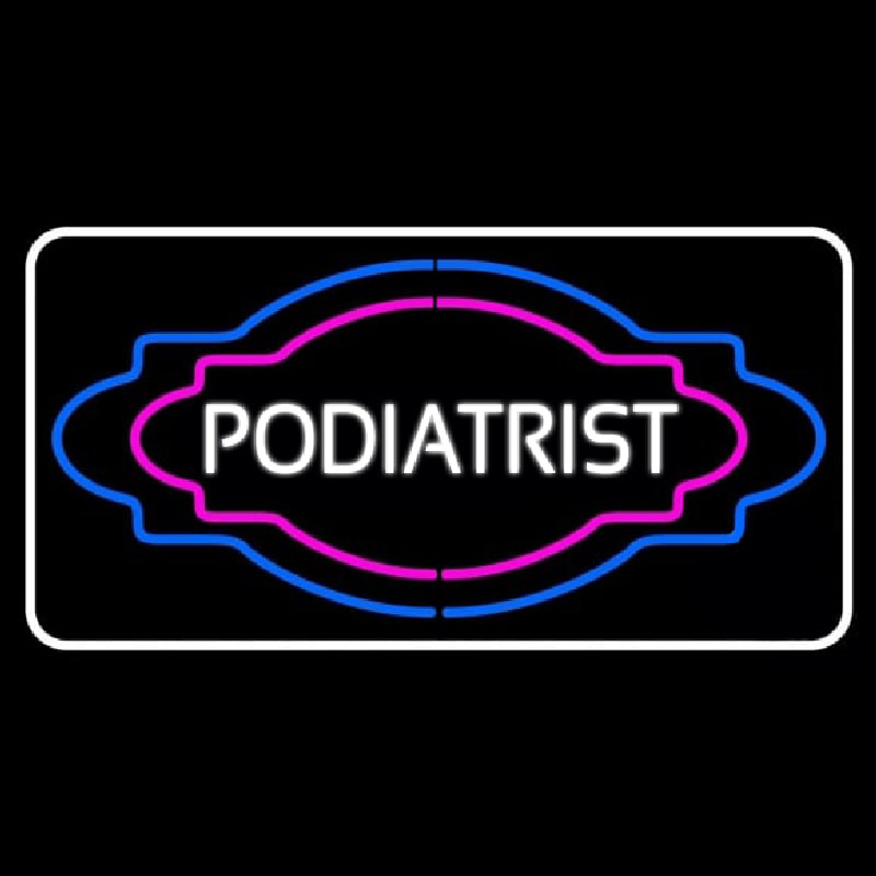 Block Podiatrist Enseigne Néon