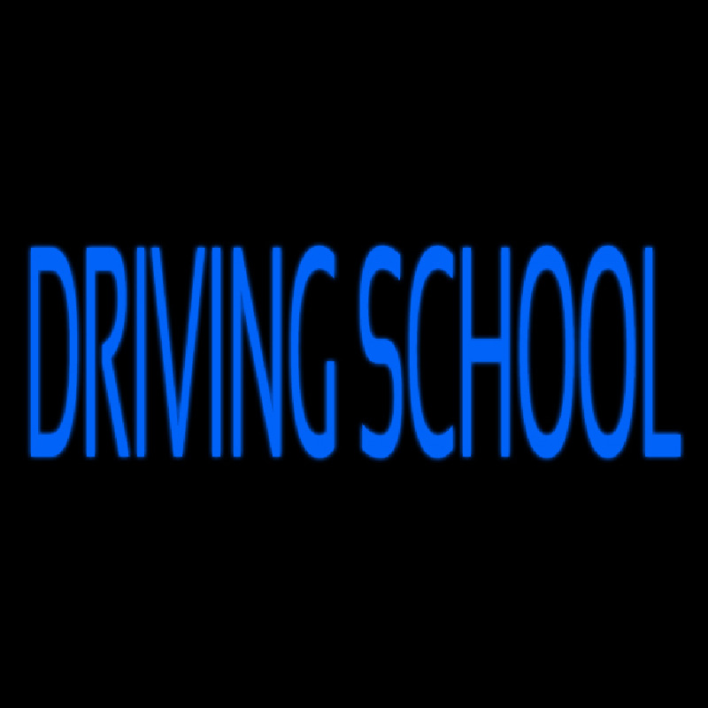 Blue Driving School Enseigne Néon