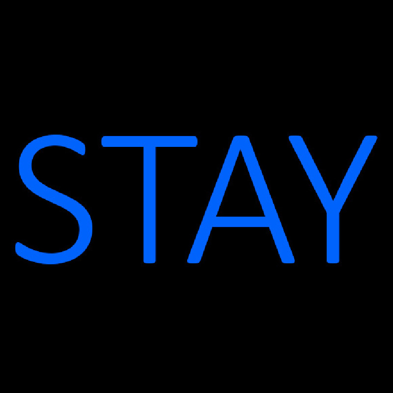 Blue Stay Enseigne Néon