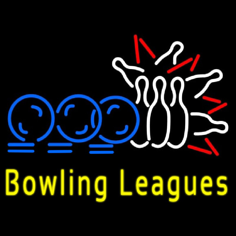 Bowling Leagues Enseigne Néon