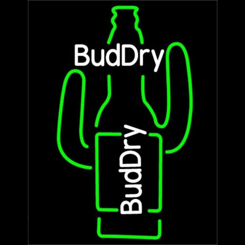 Bud Dry Cactus Beer Sign Enseigne Néon