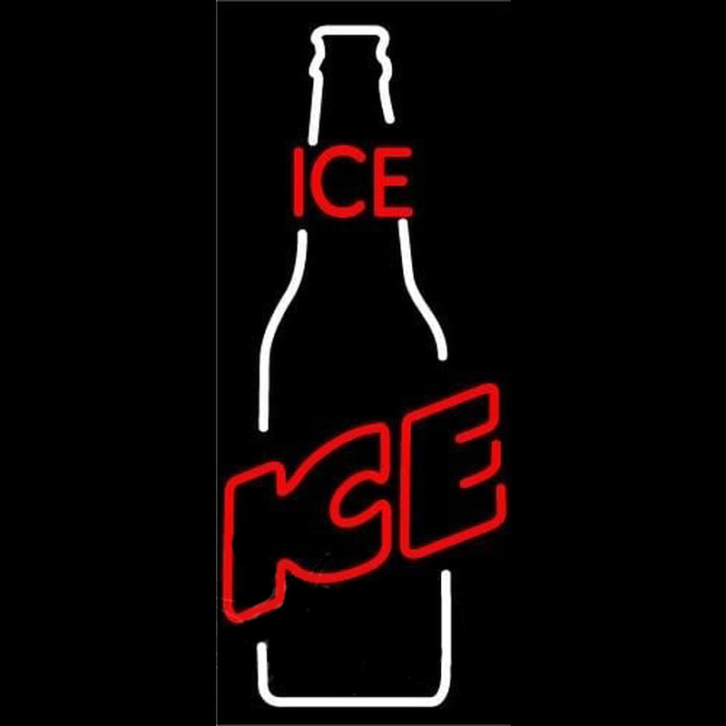 Bud Ice Bottle Beer Sign Enseigne Néon