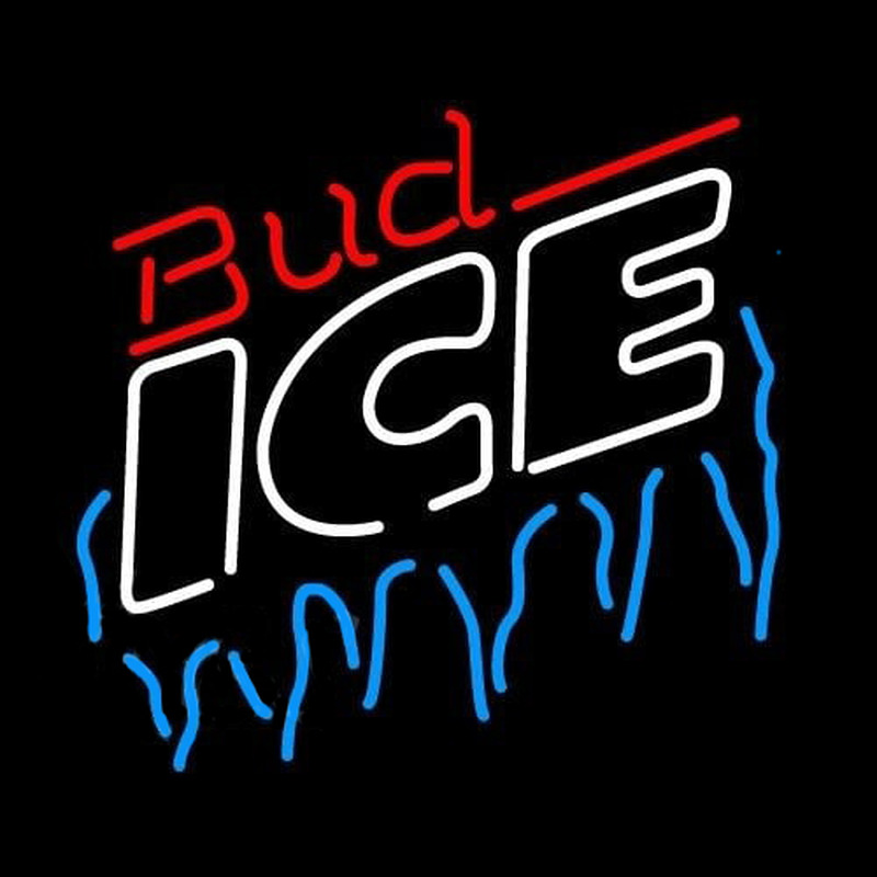 Bud Ice Icicles Beer Sign Enseigne Néon