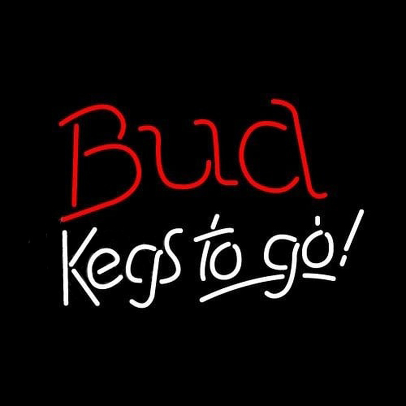 Bud Kegs To Go Beer Sign Enseigne Néon