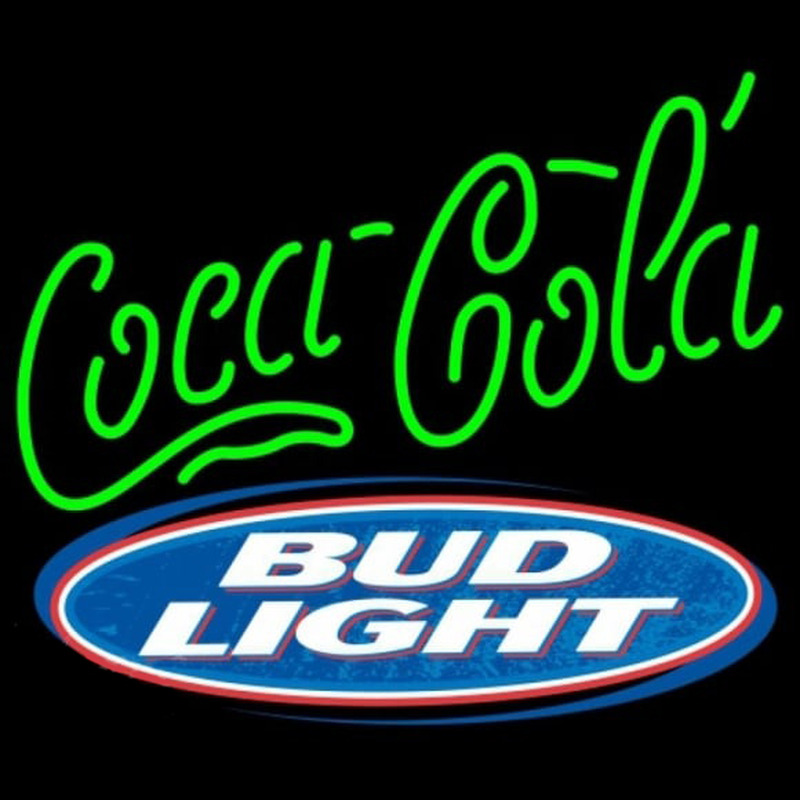 Bud Light Coca Cola Green Beer Sign Enseigne Néon