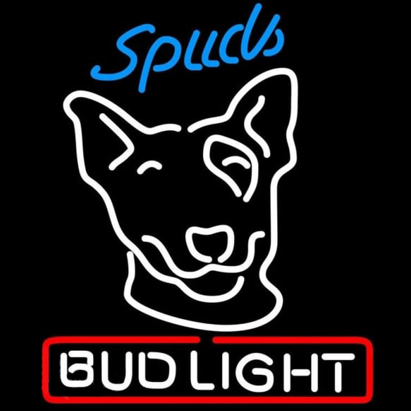 Bud Light Spuds Beer Sign Enseigne Néon