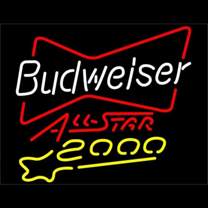 Budweiser All Star 2000 Beer Sign Enseigne Néon