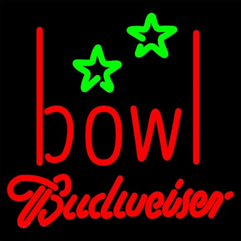 Budweiser Bowling Alley Beer Sign Enseigne Néon