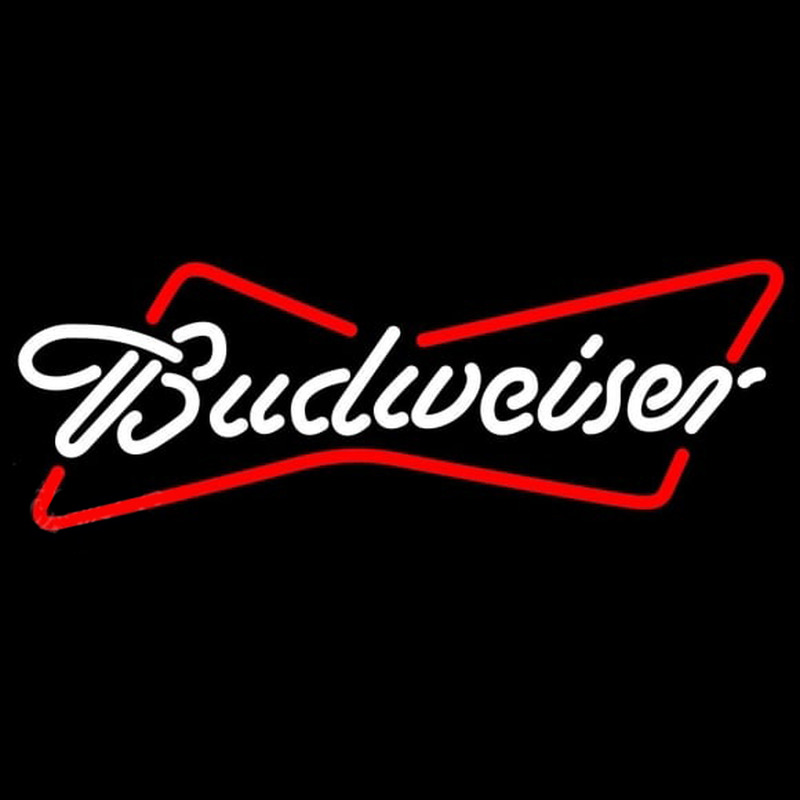 Budweiser Bowtie Beer Sign Enseigne Néon