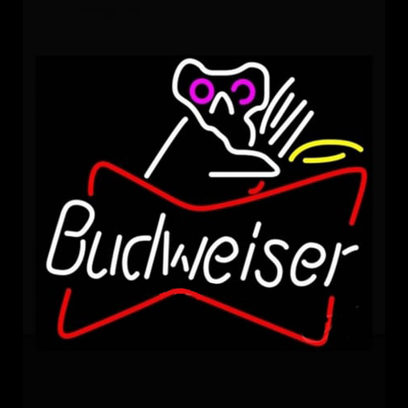 Budweiser Bowtie Koala Bear Beer Light Enseigne Néon