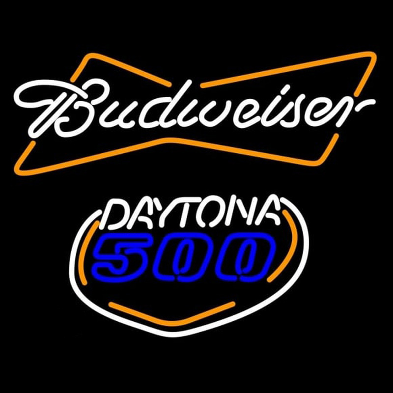 Budweiser Daytona 500 Beer Sign Enseigne Néon