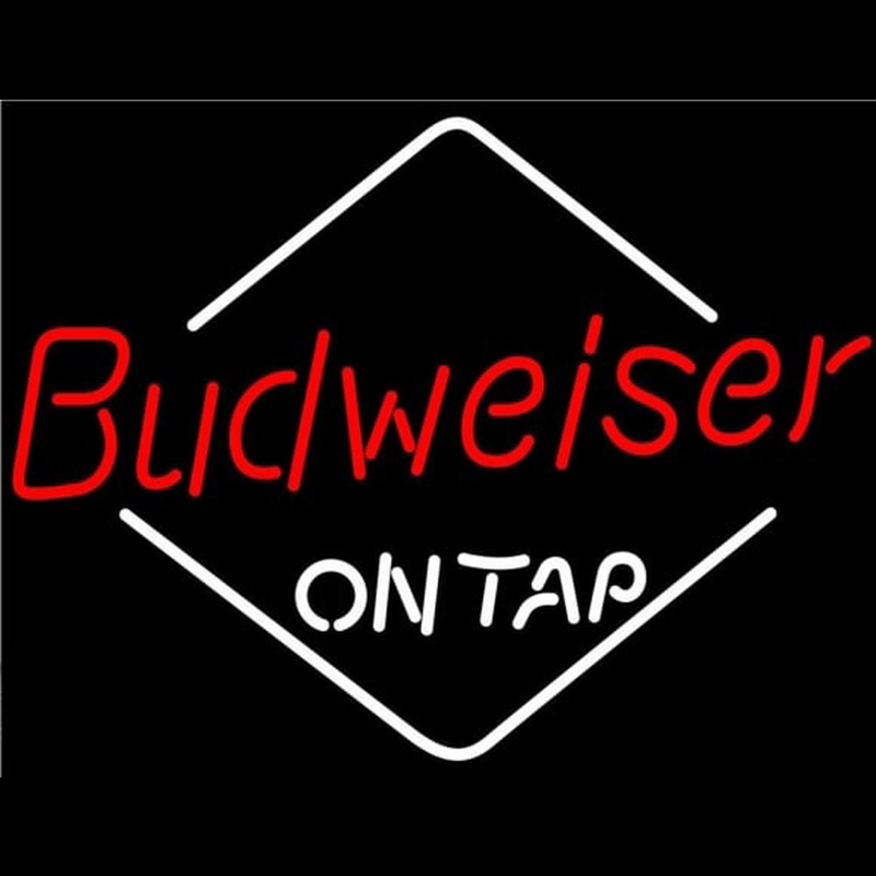 Budweiser Diamond On Tap Beer Sign Enseigne Néon