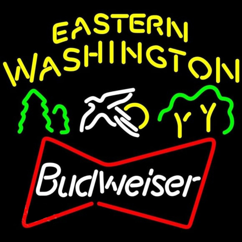 Budweiser Eastern Washington Enseigne Néon