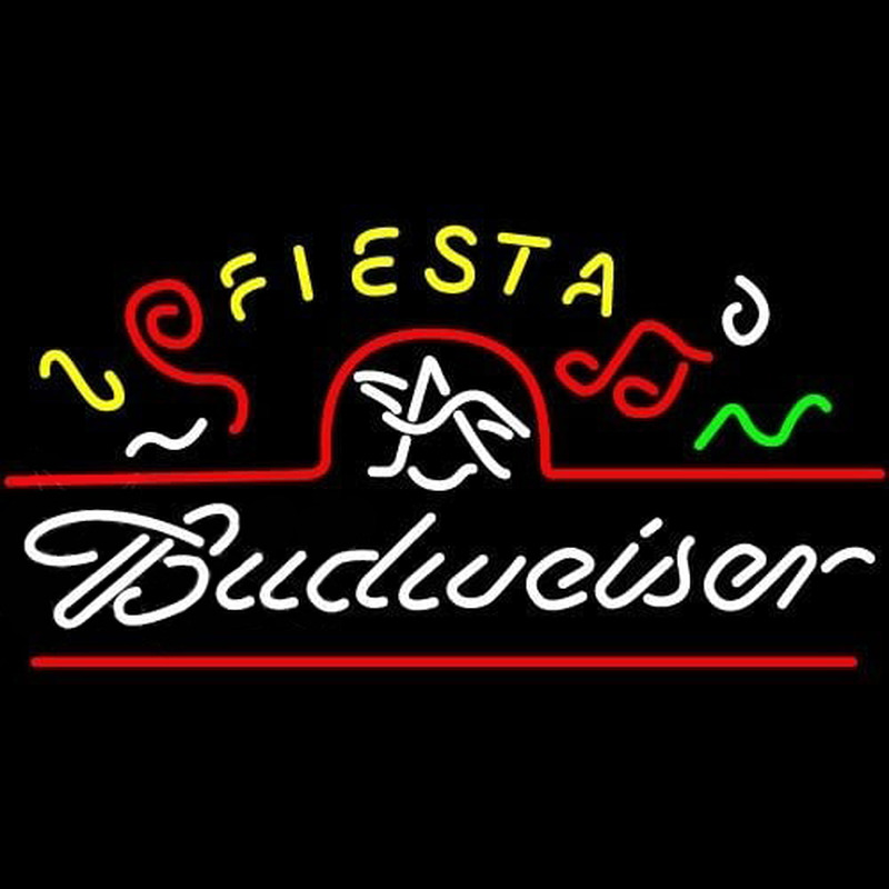 Budweiser Fiesta Marquee Beer Sign Enseigne Néon