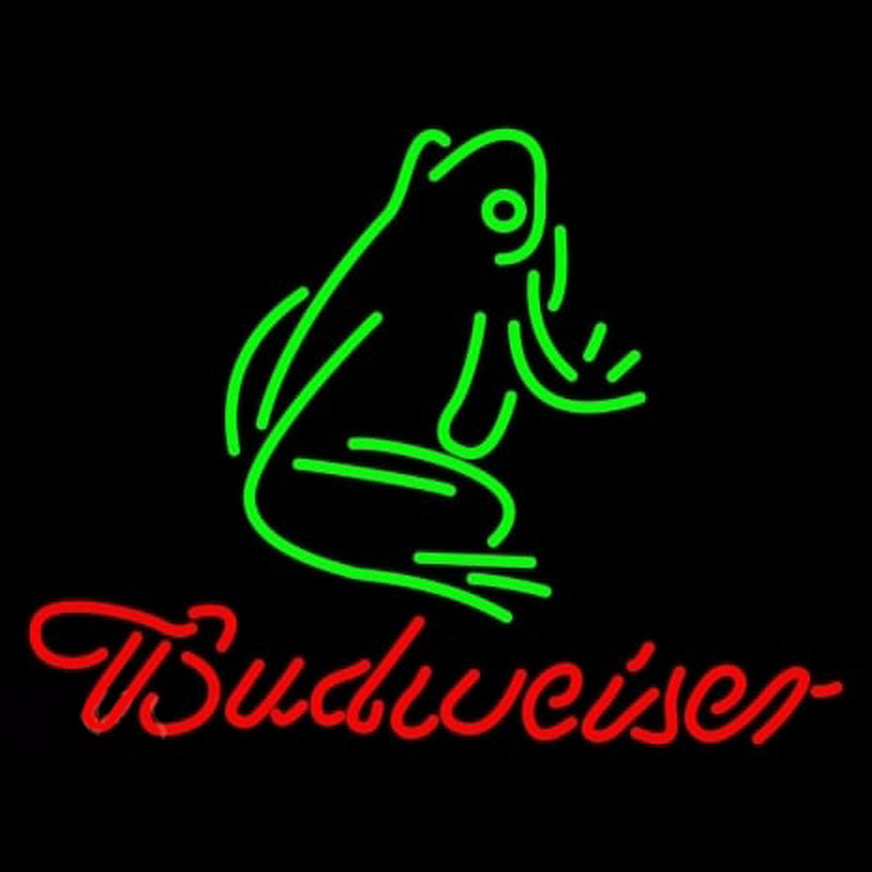 Budweiser Frog Enseigne Néon