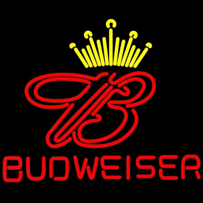 Budweiser King Of Beer It Up Beer Sign Enseigne Néon