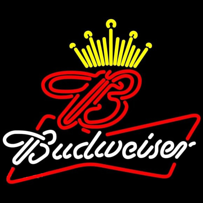 Budweiser King of It Up Beer Sign Enseigne Néon