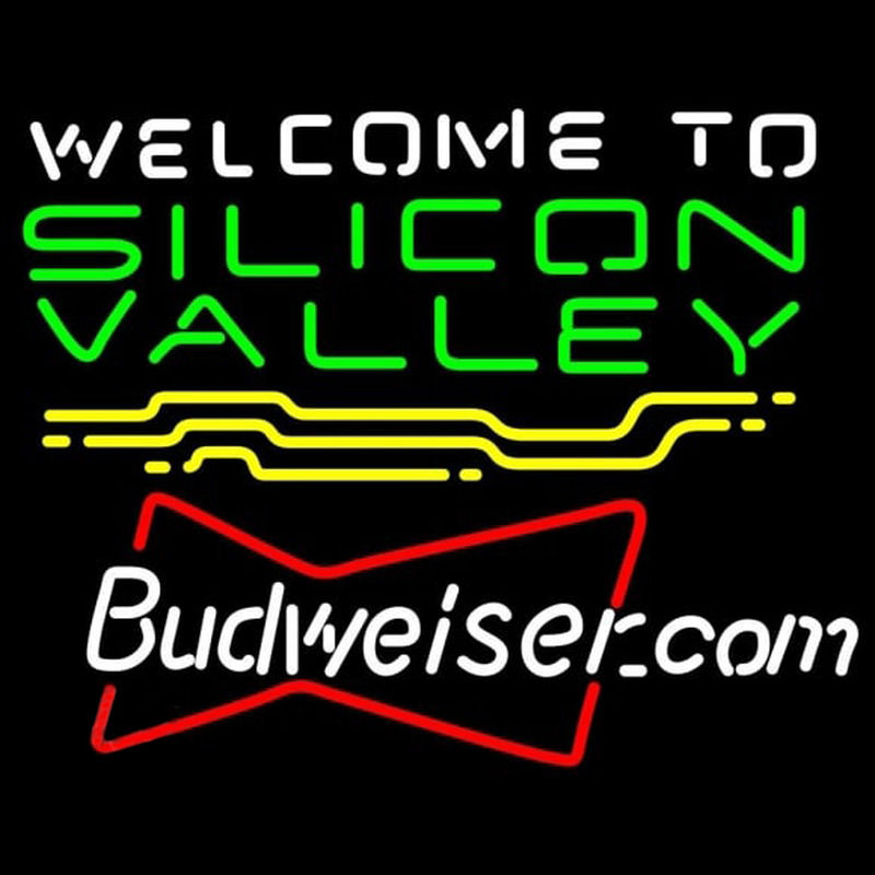 Budweiser Silicon Valley Beer Sign Enseigne Néon