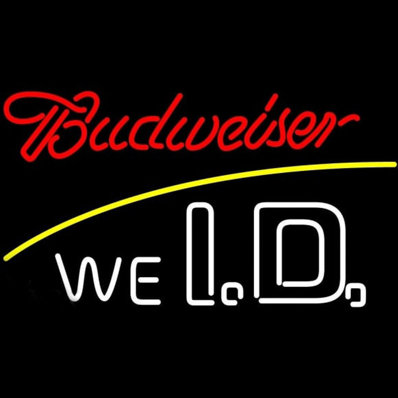 Budweiser We I D Beer Sign Enseigne Néon