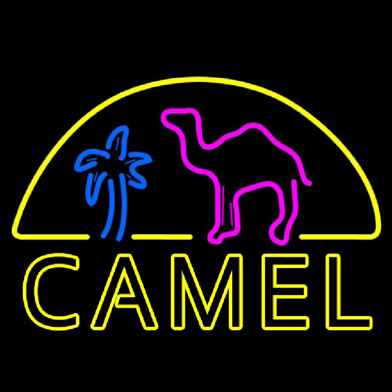 Camel Palm Enseigne Néon